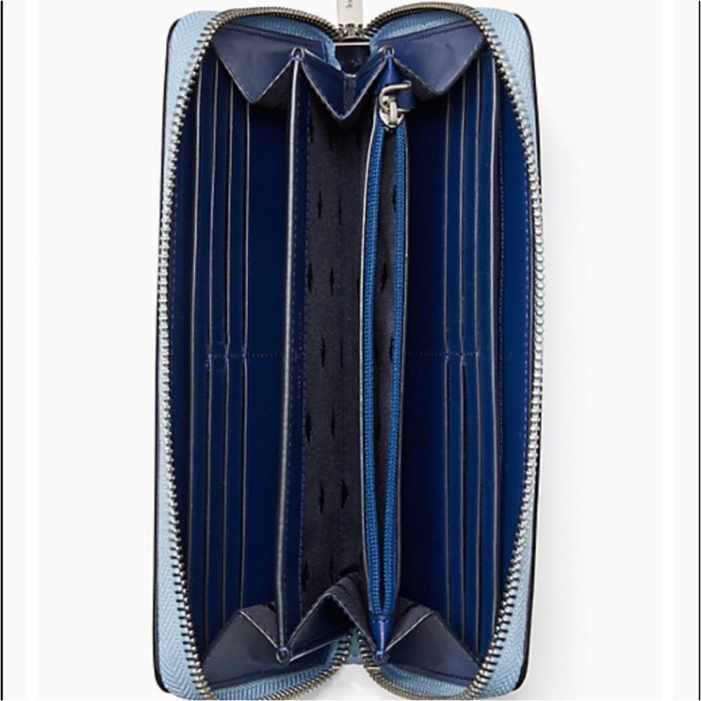 New! Kate Spade fresh water Bon voyage off the grid large continental wallet. - Picture 4 of 10